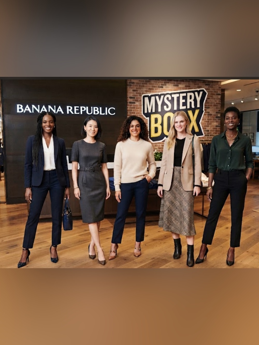 5 piece Mystery Box of Authentic Banana Republic work wear clothing sz 2-4 small
